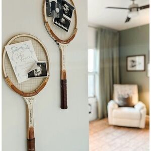 Vintage Wilson Chris Evert Autograph Wood Tennis Racquet w/ Original Case USA